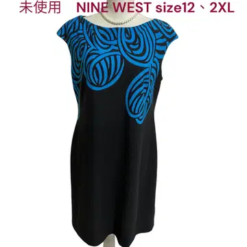 미사용 나인 허리, 미형, 타이트, 원피스, 12, 15호, 2XL