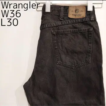 Wrangler 랭글러 W36 블랙 데님 하의 검정 11118
