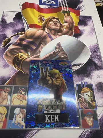 PSA 매거진 혜택 STREET FIGHTER2 KEN 블루 스타 37