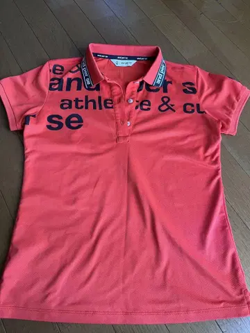 and per se 빨간색 피케 셔츠 M
