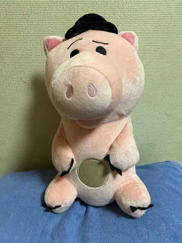 돼지 봉제 인형 모자 포함 빅 사이즈