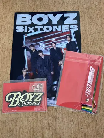 SixTONES BOYZ 혜택 3개 세트