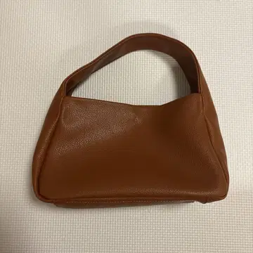 인조 가죽 와이드 핸들 백