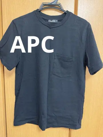 A.P.C/아페쎄 티셔츠 블랙 백 프린트 사이즈 XS
