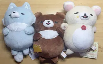 리락쿠마 모두 함께 만끽하는 봉제 인형 3종 세트