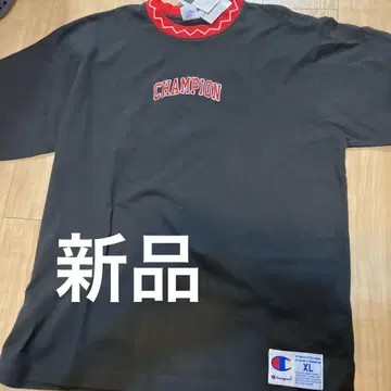 Champion 블랙 티셔츠 XL