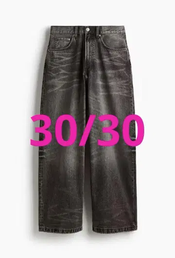 H&M 슈퍼 배기 데님 30/30