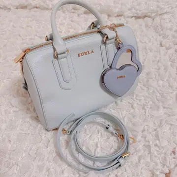 FURLA 훌라 보스턴 백 블루 숄더백