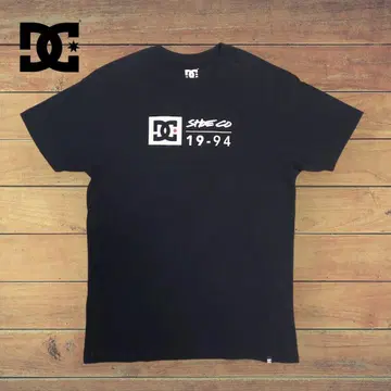 DC SHOES DC 로고 프린트 반팔 티셔츠 S
