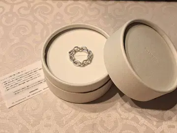 UNKNOWN. U039 AZUKICHAIN3 RING / SILVER