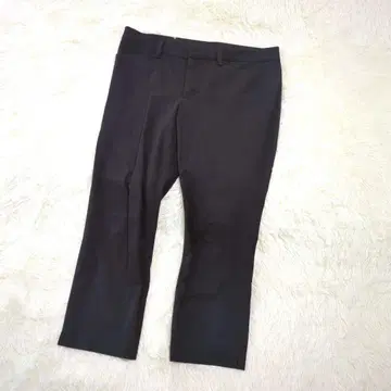 유니클로 슬랙스(70/L 상당) 블랙 비즈니스 정장 스트레치 무지