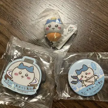 치이카와 (먼작귀) 쿠라스시 하치와레 키링 캔뱃지 마그넷 세트