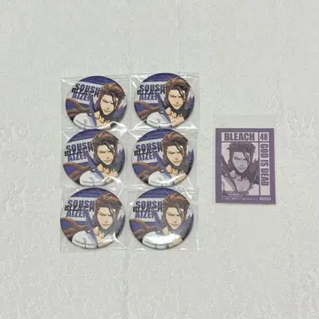 BLEACH 화지풍 캔뱃지 아이젠 소스케