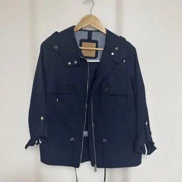 마시모두띠 네이비 트렌치코트