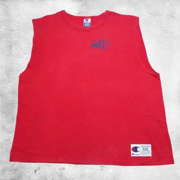 90년대 Champion 탱크탑 챔피온 XXL 사이즈 파랑 택