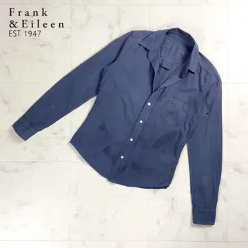 프랭크 앤 일리 코튼 스키퍼 셔츠 네이비 사이즈 XXS*CD625