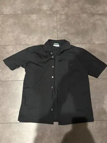 LACOSTE 반팔 피케 셔츠 블랙 EDIFICE