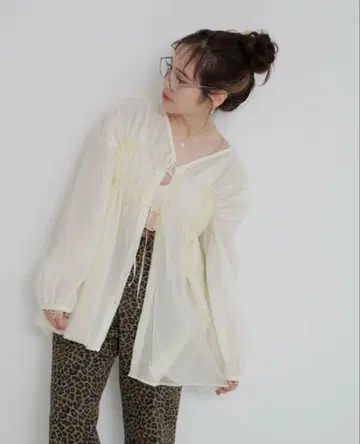 jumelle nege layered blouse ivory