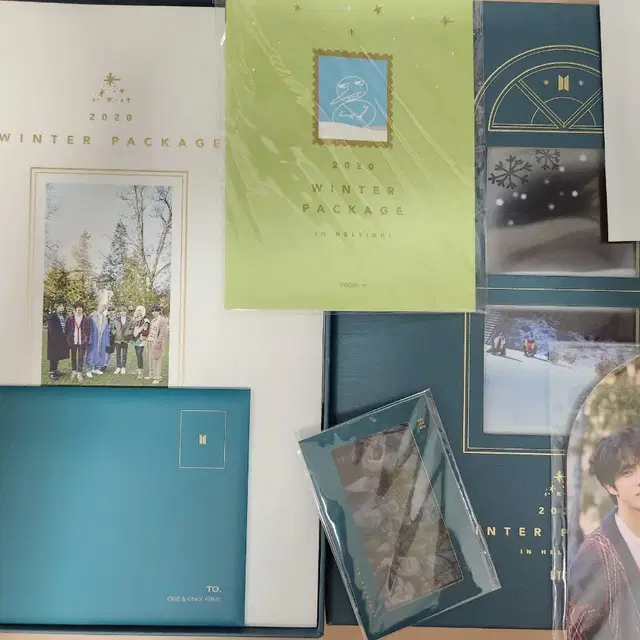 방탄 bts 2020 윈터패키지 뷔 태형 포토북 드로잉북