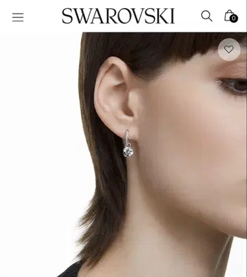 SWAROVSKI 귀걸이 한쪽