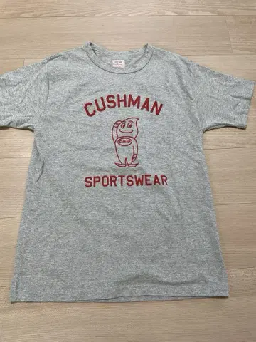 CUSHMAN 반팔 프린트 티셔츠 남성용 및 여성용 아메카지