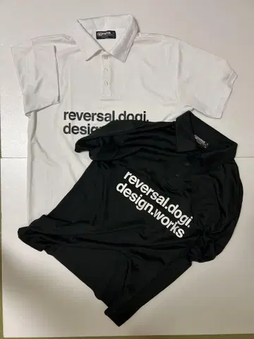 reversal 메쉬 피케 셔츠 2장 세트 판매