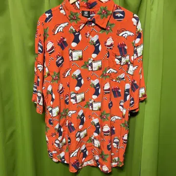 NFL 덴버 브롱코스 알로하 셔츠 2XL