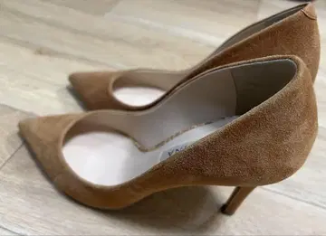 DIANA 브라운 스웨이드 하이힐 24cm