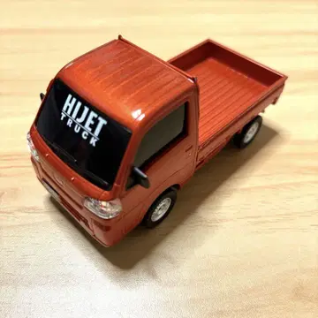 DAIHATSU Hijet Truck 미니카 오렌지 풀백카