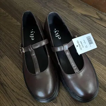 efty. 브라운 로퍼 L 미사용