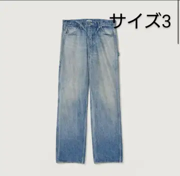 오라리 24AW 데님 페인터 팬츠 3