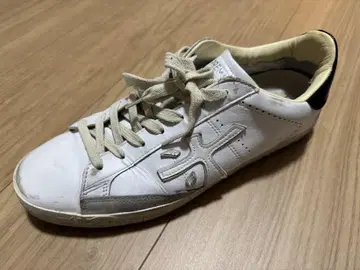 PREMIATA 483 화이트 가죽 스니커즈
