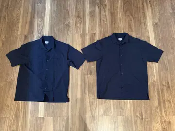 THE NORTHFACE] 숏 슬리브 시어서커 셔츠 (네이비) x2