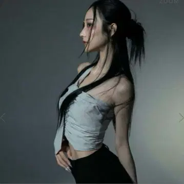 melt the lady 상의 tie knot tops black