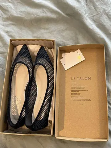 LE TALON 루타론 포인트 인터넷 플랫 네이비 24cm