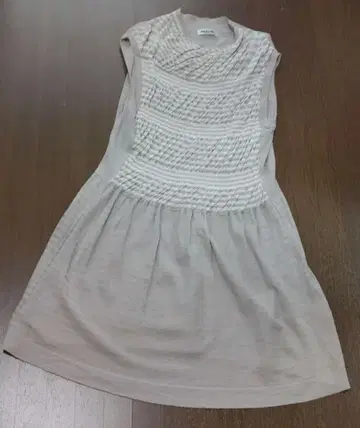 HIROKO BIS 히로코비스 반팔 코튼 니트 원피스 11호