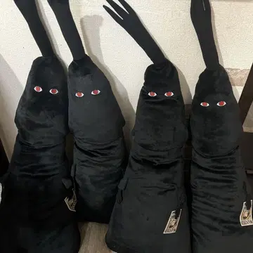 원피스 메챠나나기 이무 봉제 인형 블랙 4체 세트