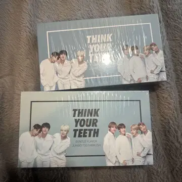 VT x BTS THINK YOUR TEETH 점보 칫솔 세트