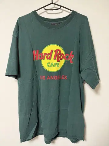 Hard Rock Cafe 로스앤젤레스 티셔츠 그린