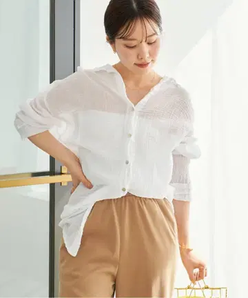 아틀리에 프랑세 플라주 별주 오버 셔츠