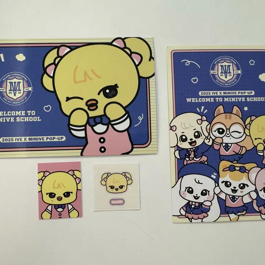 Ive minive pop up pre-order/experience zone Naori set on