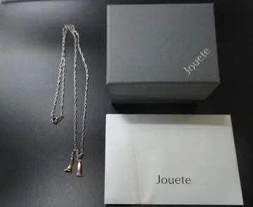 Jouete 쥬에테 실버 골드 목걸이 925 플래티넘