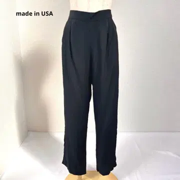 80년대 빈티지 미국제 USA 이지 팬츠 블랙 Y699