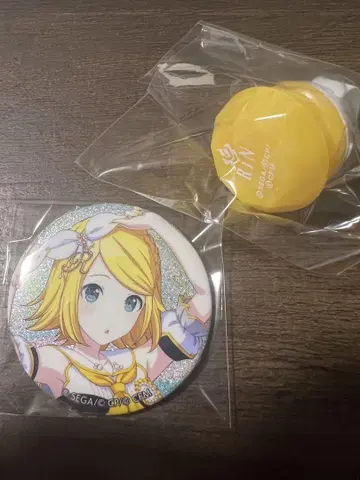 프로세카 카가미네 린 캔뱃지 세카라이 반지 라이트