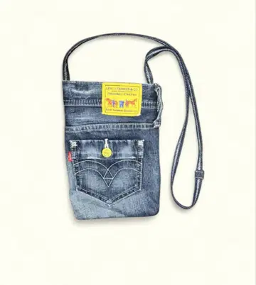 Levi's 데님 숄더백 재구축 리메이크 백