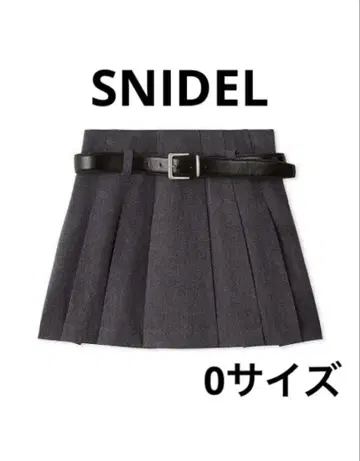SNIDEL 스나이델 벨트 포함 스커트 숏 팬츠