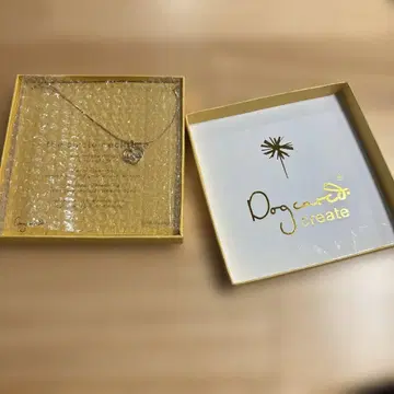 미사용품 Dogeared 도기드 스톤 하트 모티브 목걸이