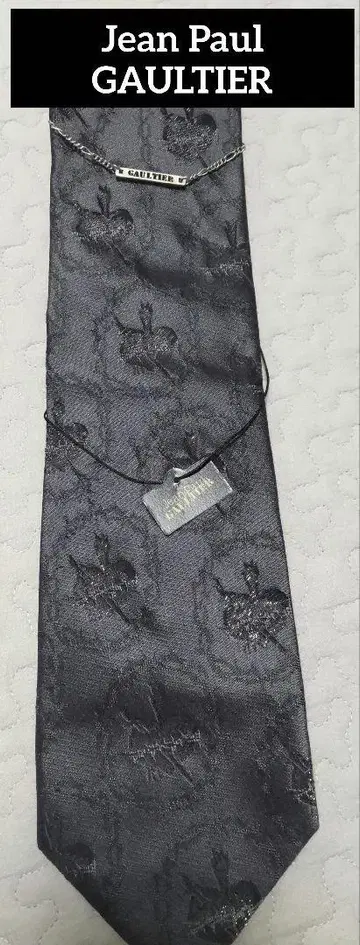 Jean Paul Gaultier 블랙 넥타이 택 포함 새상품