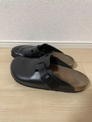 BIRKENSTOCK 보스턴 블랙 가죽 42 27cm
