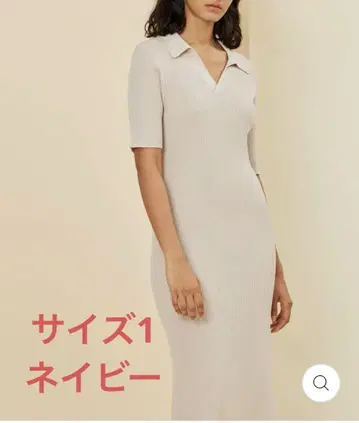정가 약 63,000엔 CFCL 원피스 네이비
